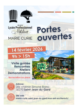 JPO Lycée hôtelier Marie Curie_Saint-Jean-du-Gard_2026_Affiche.png